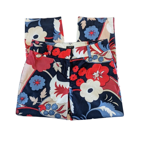 FINAL DAYS $5 Ann Taylor Multi Color Capris Size 0 CLOSET CLOSING - Picture 4 of 9